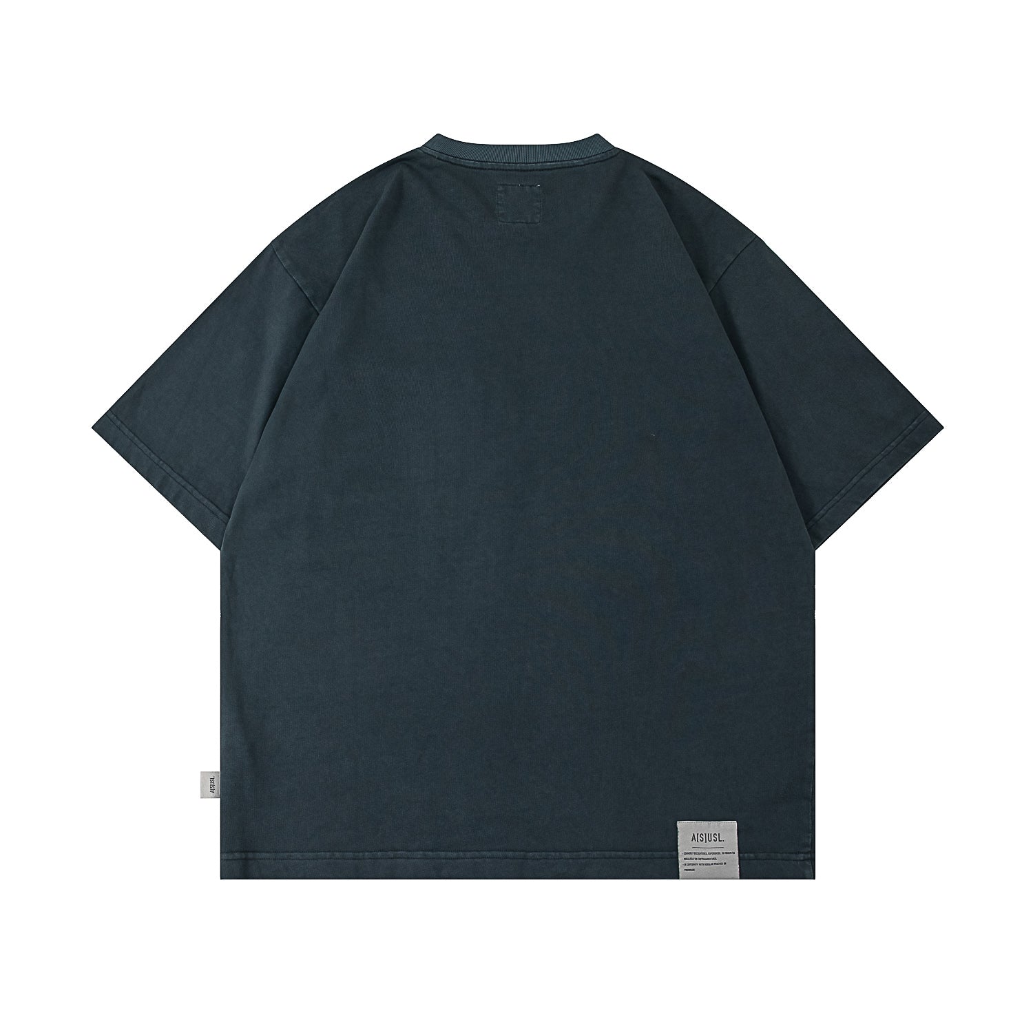 PIGMENT DYE DOUBLE POCKET TEE - SLATE – ASUSL