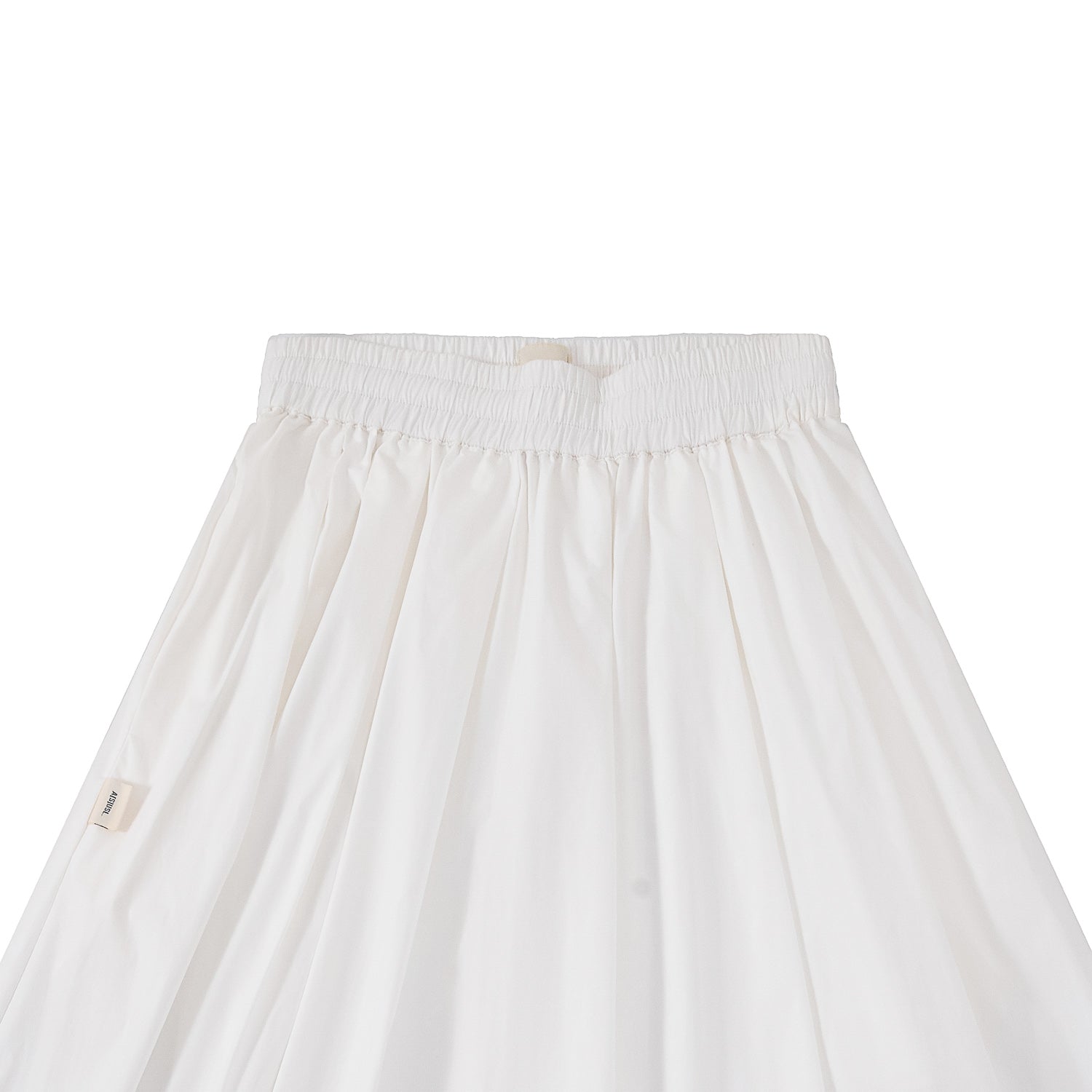 KIDS COTTON NYLON FLARE SKIRT - WHITE – ASUSL