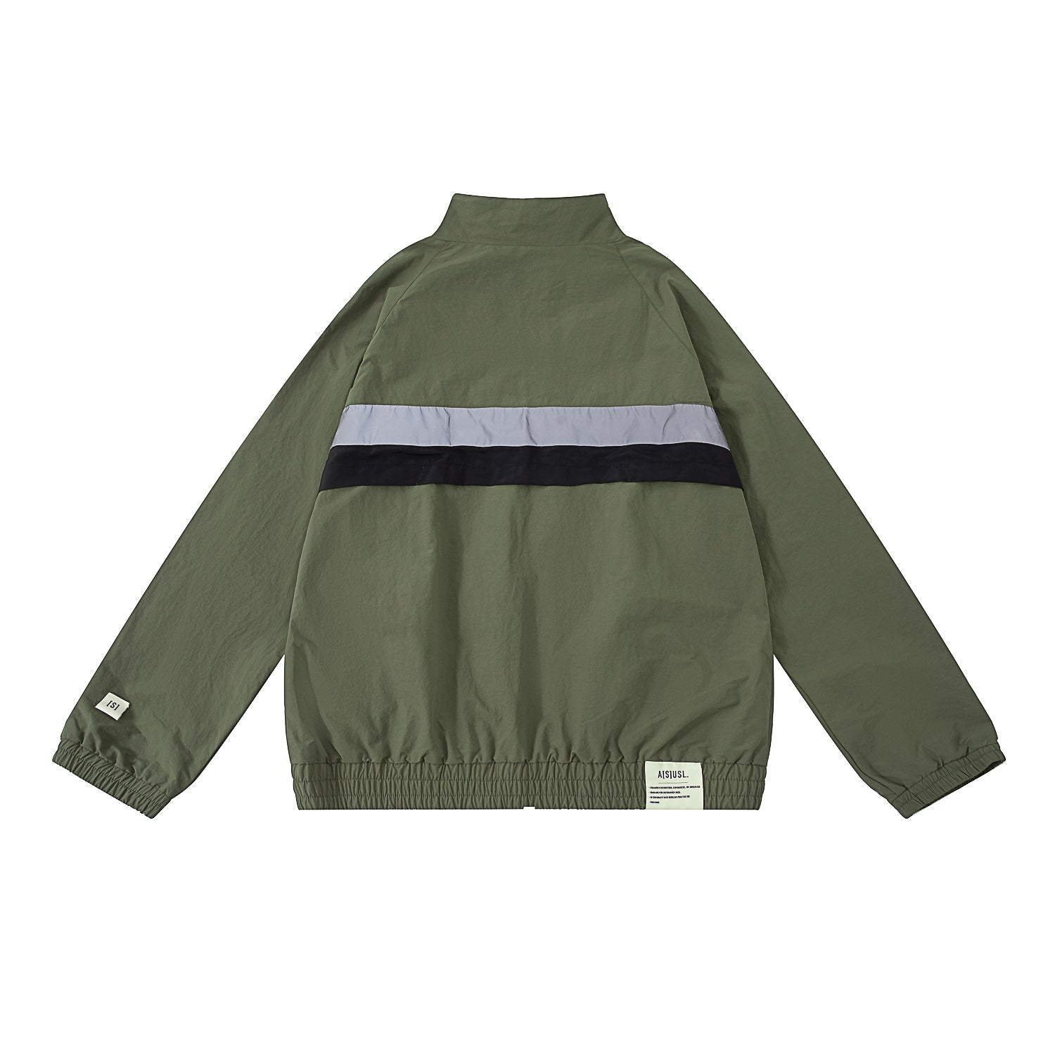 REFLECTIVE LOGO TRACK JACKET - OLIVE – ASUSL