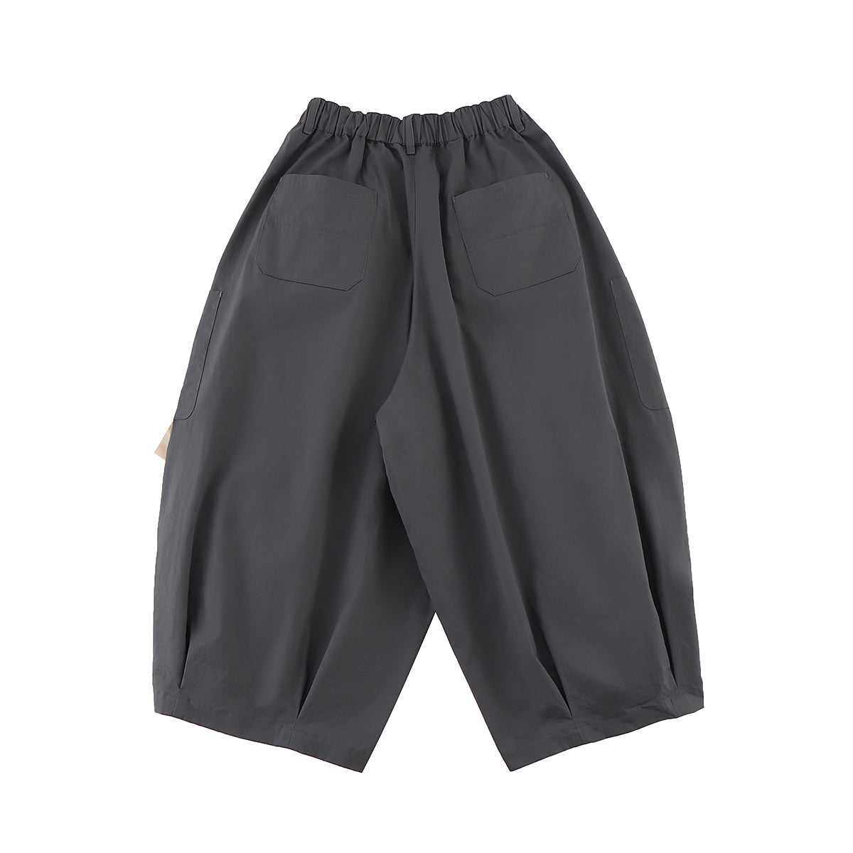 PATCH POCKETS BALLOON PANTS - CHARCOAL – ASUSL