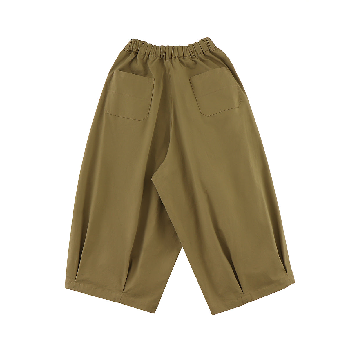 PATCH POCKETS BALLOON PANTS - KHAKI – ASUSL
