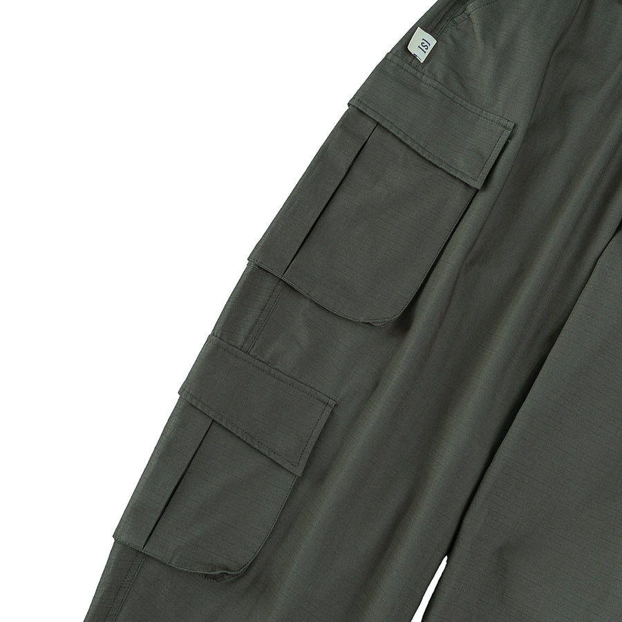 RIPSTOP FOUR POCKETS CARGO PANTS - OLIVE