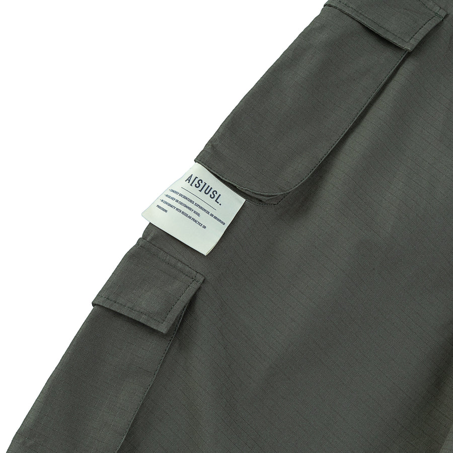 RIPSTOP FOUR POCKETS CARGO PANTS - OLIVE