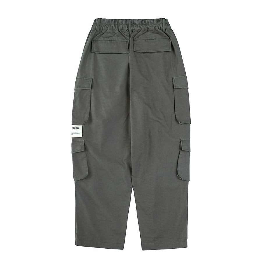 RIPSTOP FOUR POCKETS CARGO PANTS - OLIVE