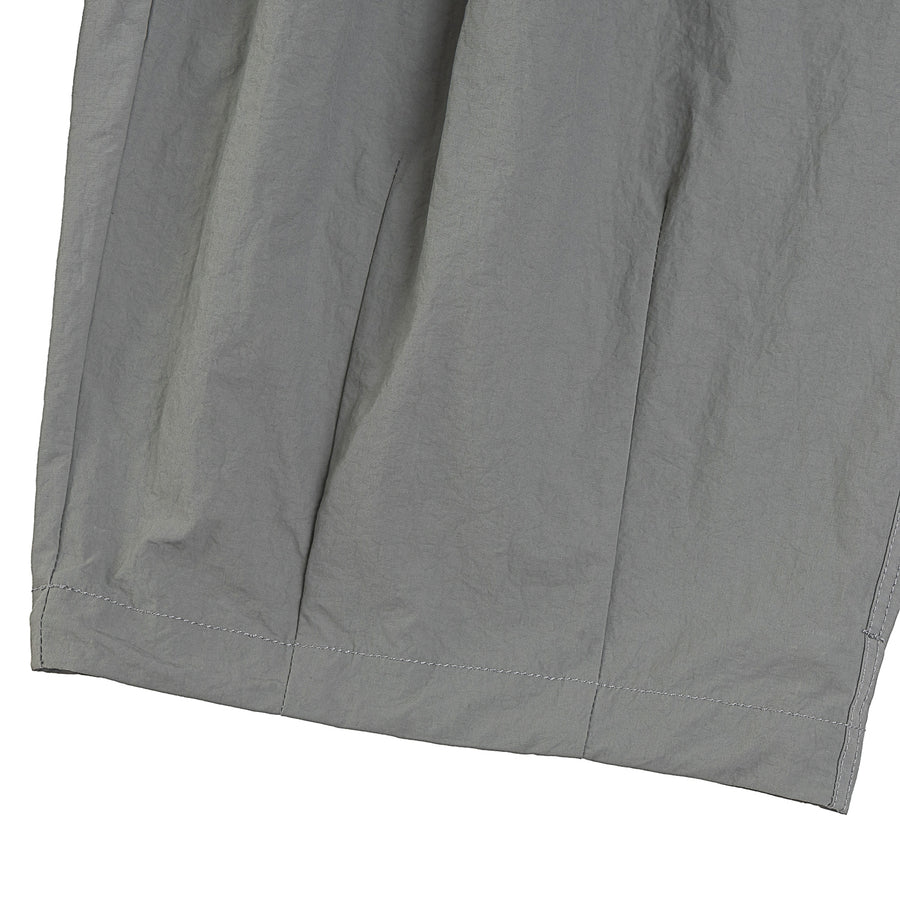 ZIPPER POCKET BALLON PANTS - GREY