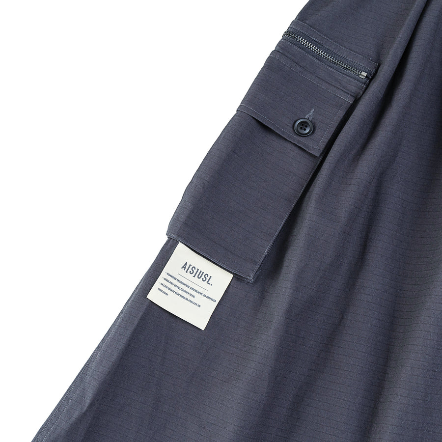 RIPSTOP CARGO SKIRT - SLATE