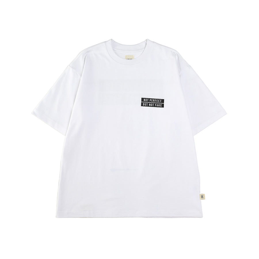 NOT PERFECT TEE - WHITE