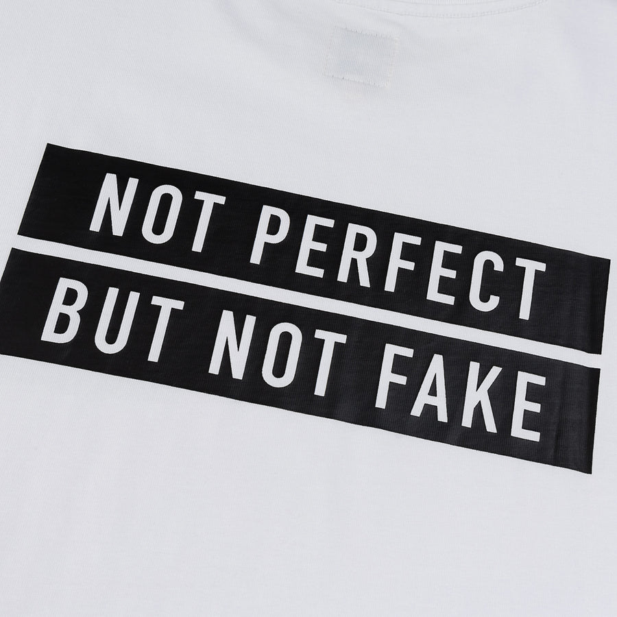 NOT PERFECT TEE - WHITE