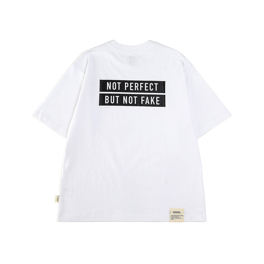 NOT PERFECT TEE - WHITE