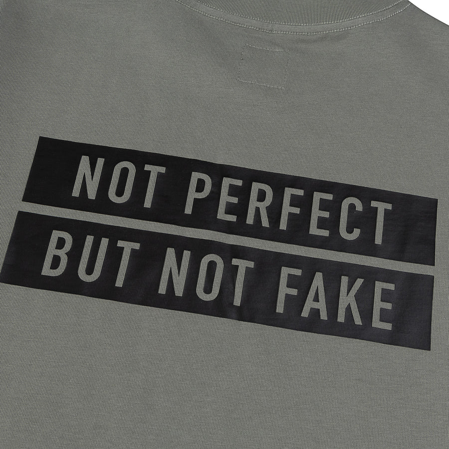 NOT PERFECT TEE - GREY