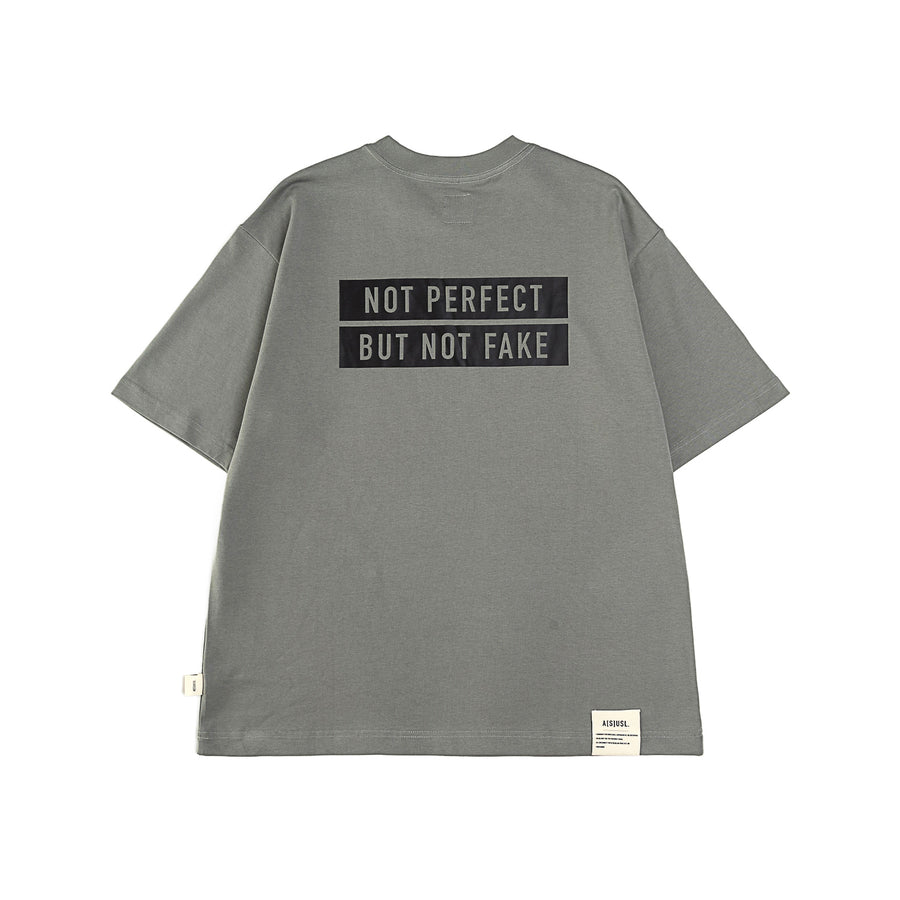 NOT PERFECT TEE - GREY