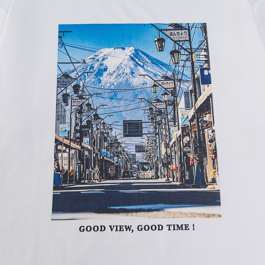 GOOD VIEW TEE - WHITE