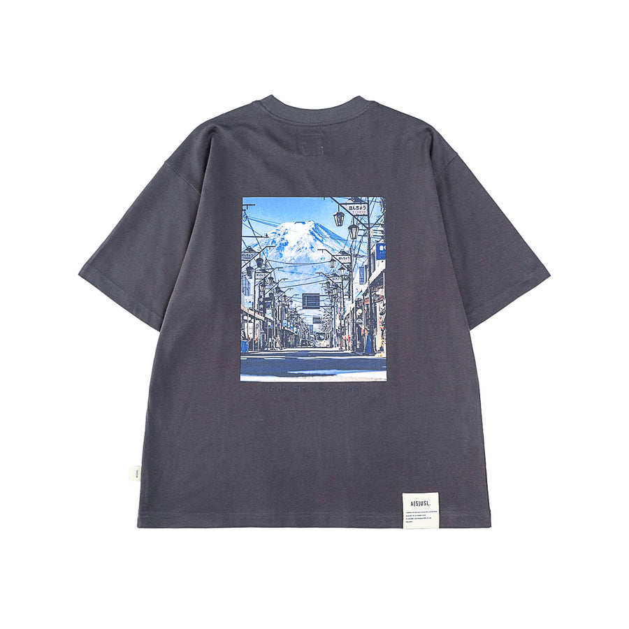 GOOD VIEW TEE - CHARCOAL