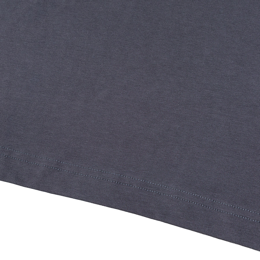 VERTICAL LOGO TEE - CHARCOAL