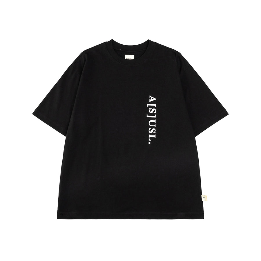 VERTICAL LOGO TEE - BLACK