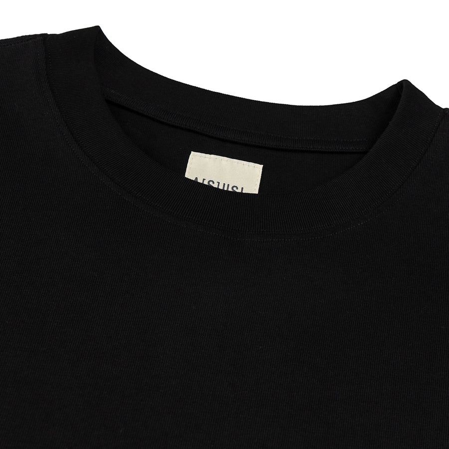 VERTICAL LOGO TEE - BLACK