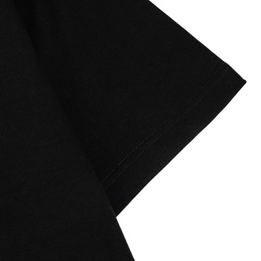 VERTICAL LOGO TEE - BLACK