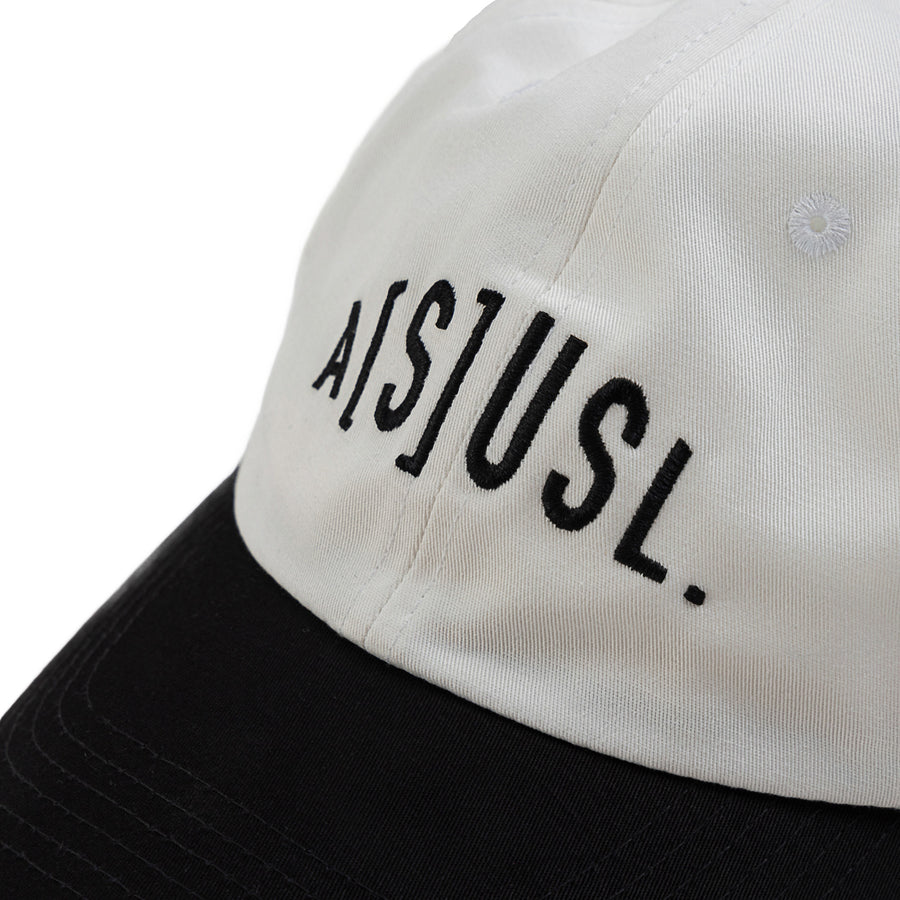 TWO TONE ARC LOGO CAP  - WHITE