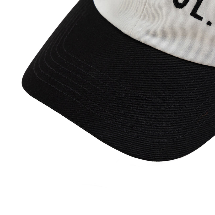 TWO TONE ARC LOGO CAP  - WHITE