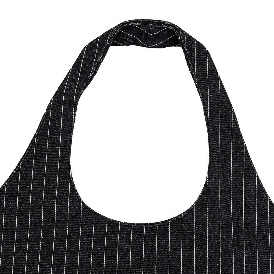 DENIM TOTE BAG - DENIM STRIPES