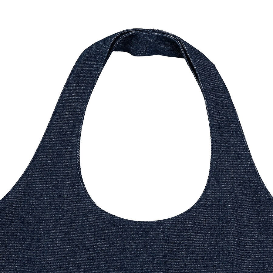 DENIM TOTE BAG - DENIM BLUE