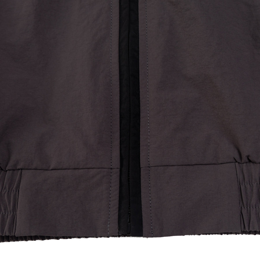 COLOR BLOCKING TRACK JACKET - BLACK