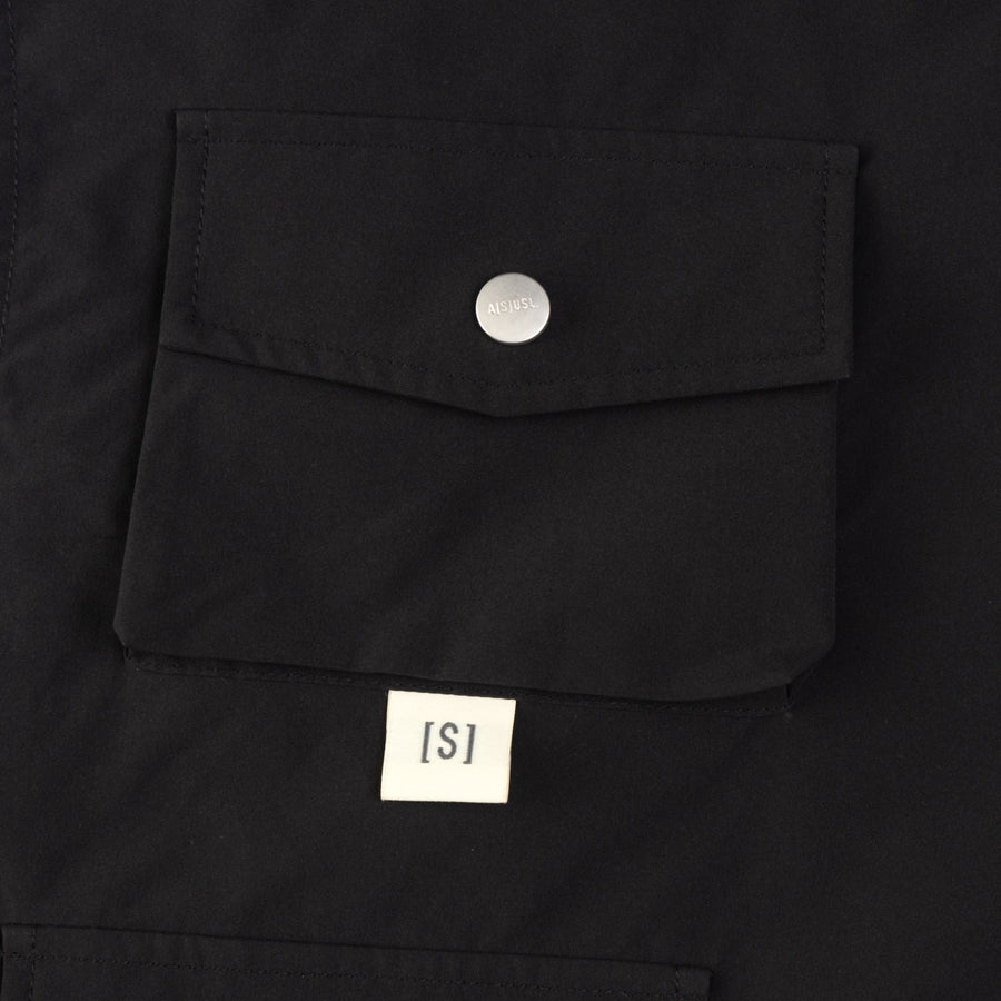 2 IN 1 POCKETS JACKETS - BLACK