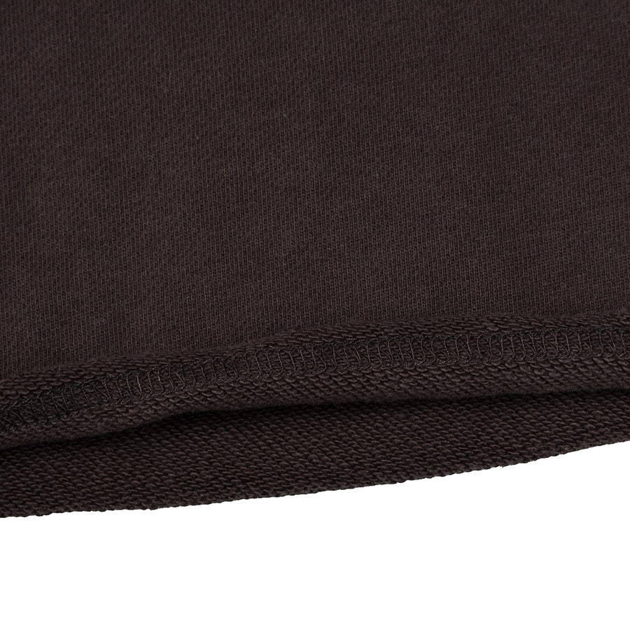 BE TRUE CROP POLO SWEATSHIRT - CHARCOAL