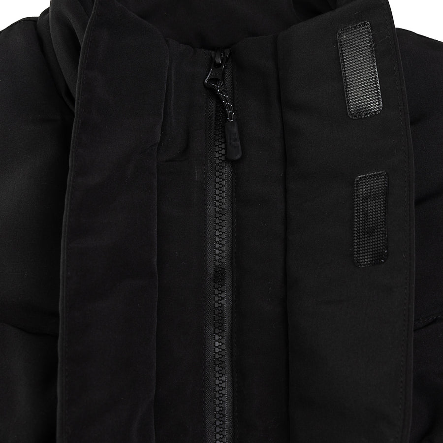 REFLECTIVE LOGO PADDING VEST - BLACK