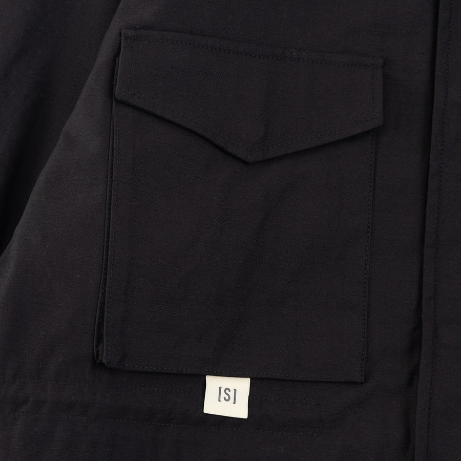 2 LAYERS FIELD JACKET - BLACK