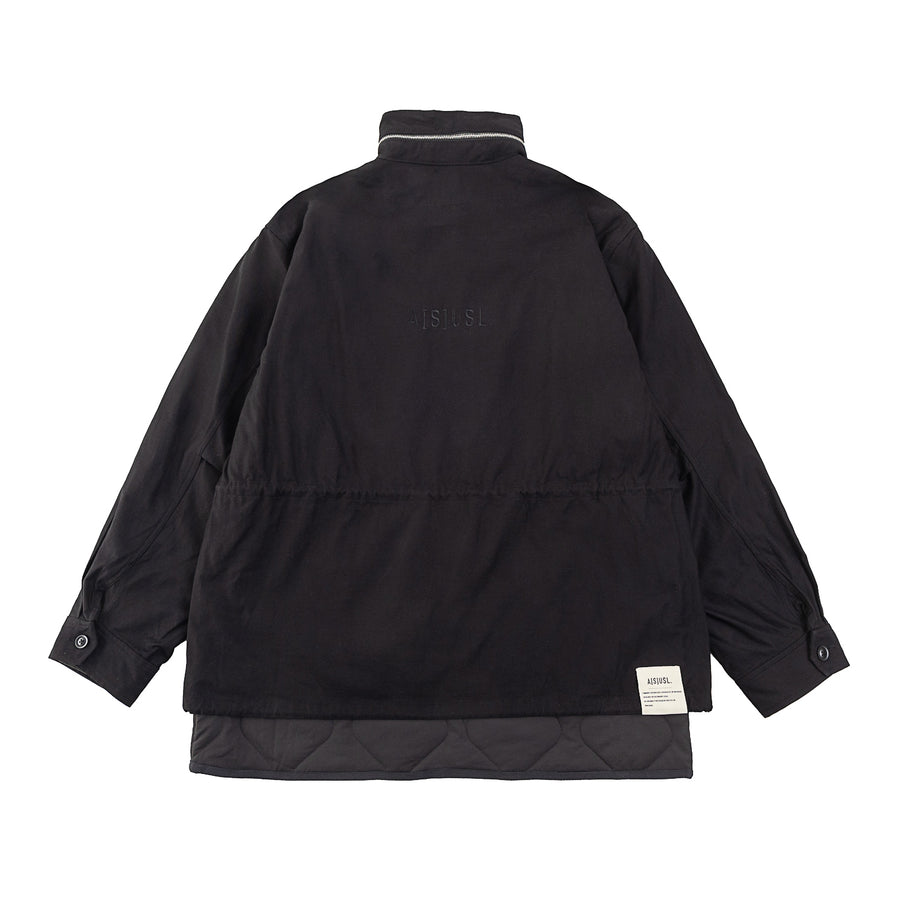 2 LAYERS FIELD JACKET - BLACK