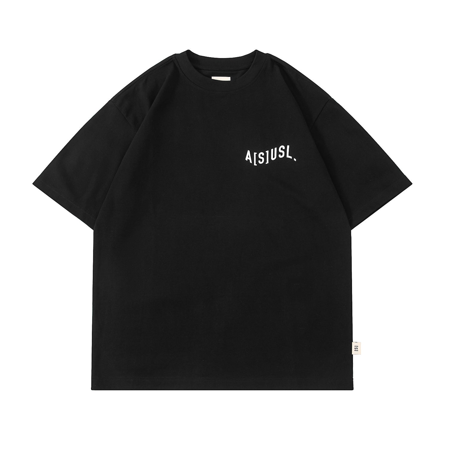 KIDS ASUSL WAVE LOGO TEE - BLACK