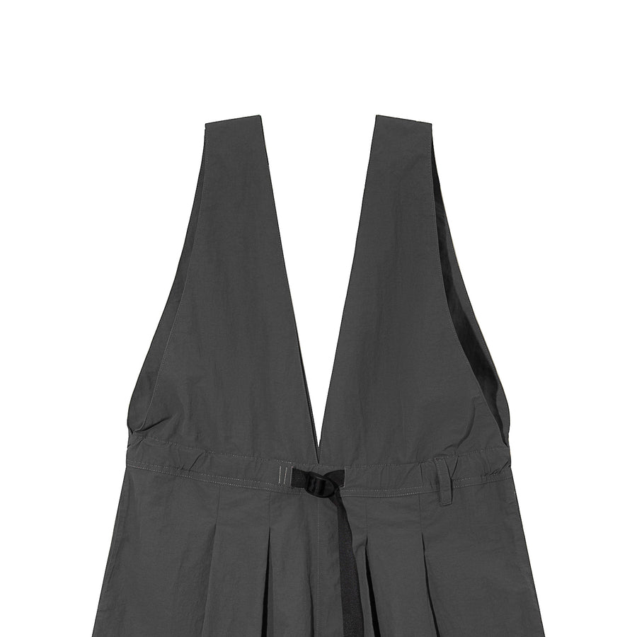 OUTDOOR WIDE CUT JUMPSUIT - CHARCOAL
