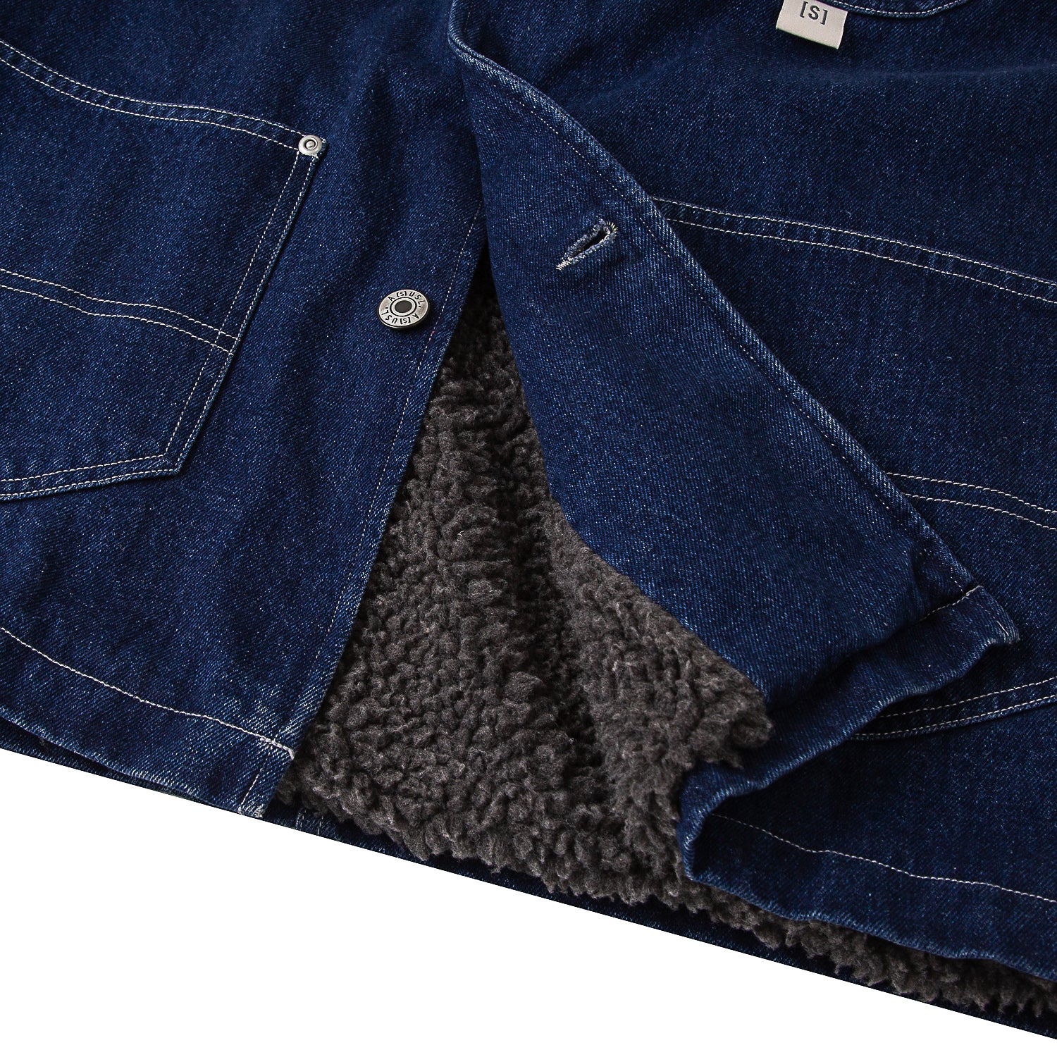 DENIM WORKER JACKET - BLUE DENIM – ASUSL