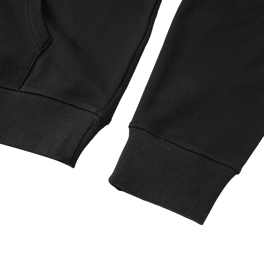 TONAL LOGO HOODIE - BLACK