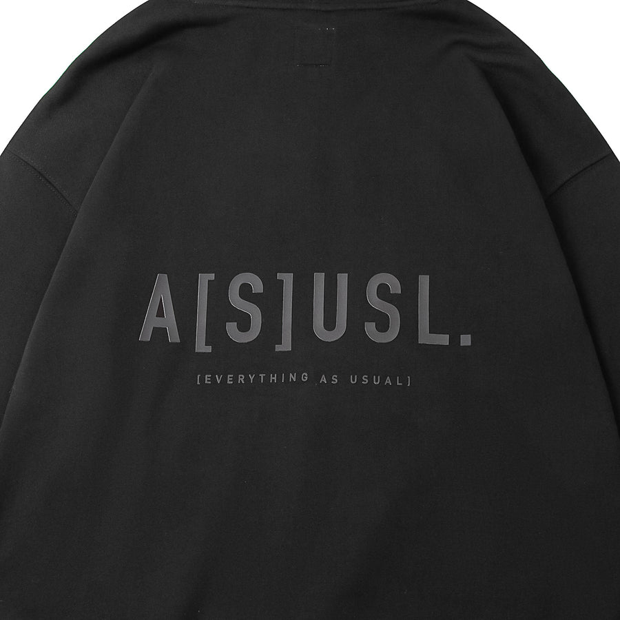 TONAL LOGO HOODIE - BLACK