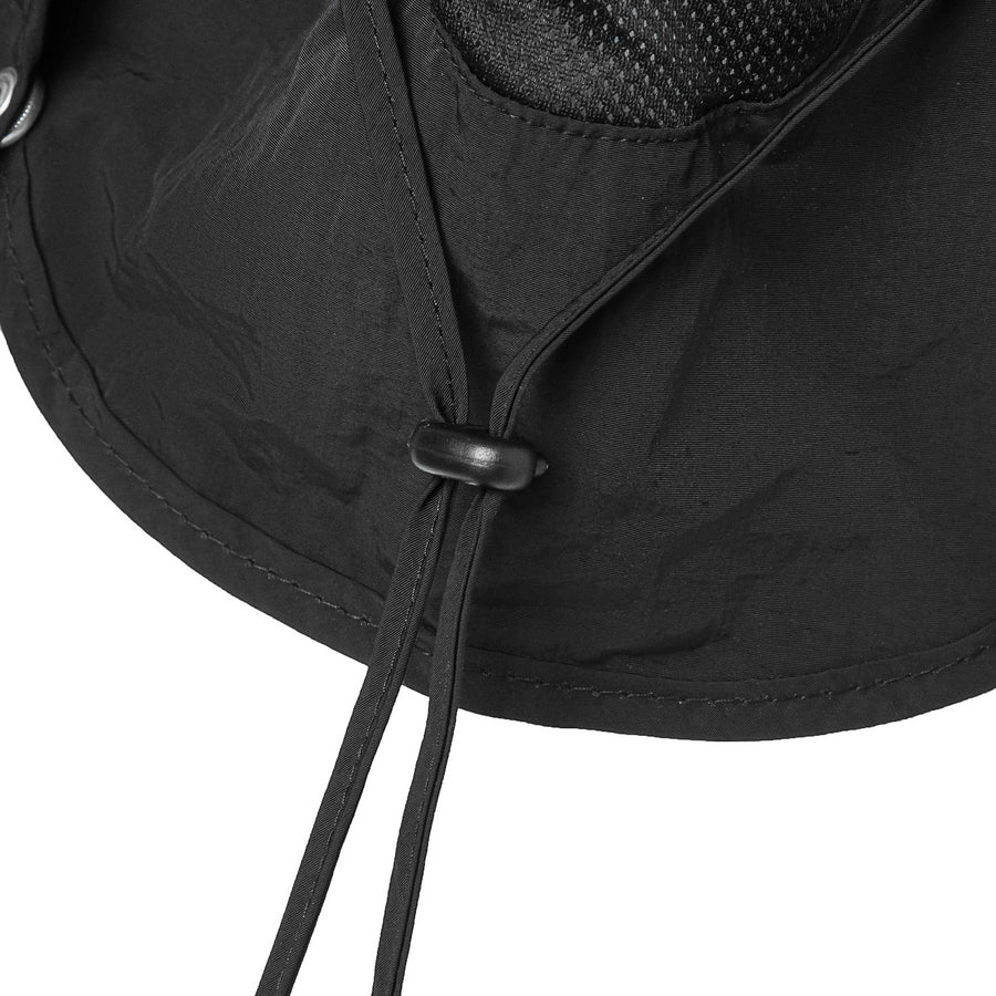 ASUSL REFLECTIVE LOGO OUTDOOR CAMP CAP - BLACK