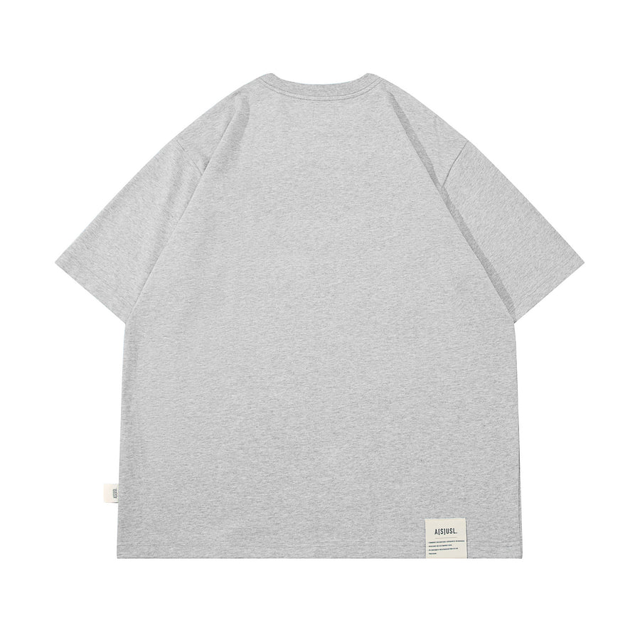 MEET NICE THINGS TEE - HEATHER GREY