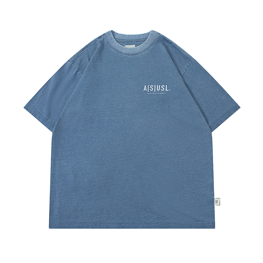 INDIGO POCKET TEE - LT. BLUE