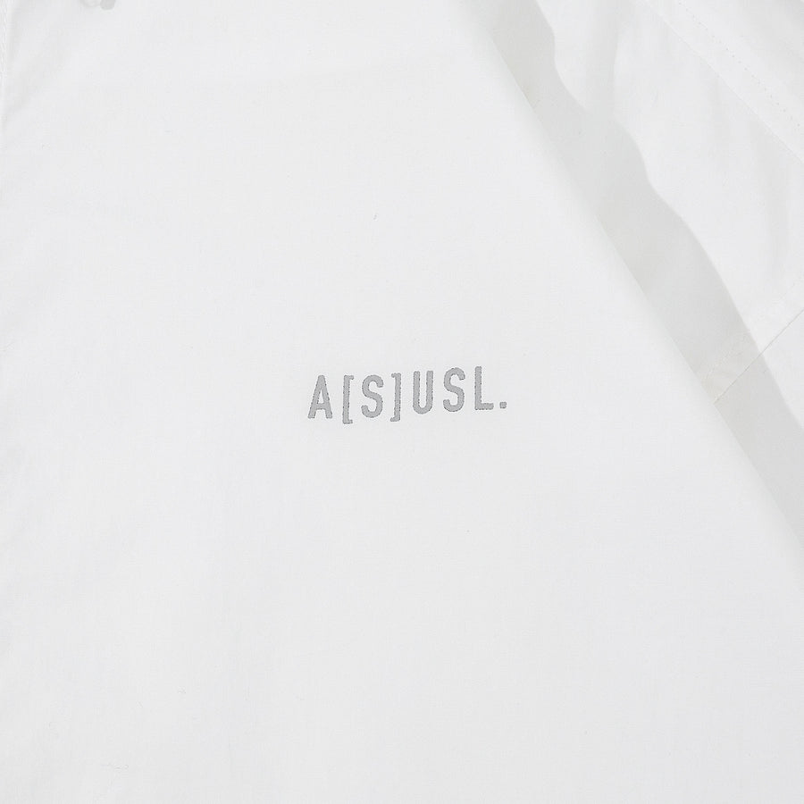 REFLECTIVE SMALL LOGO SHIRT - WHITE