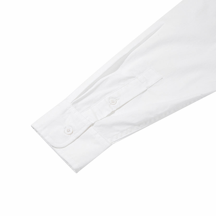 REFLECTIVE SMALL LOGO SHIRT - WHITE