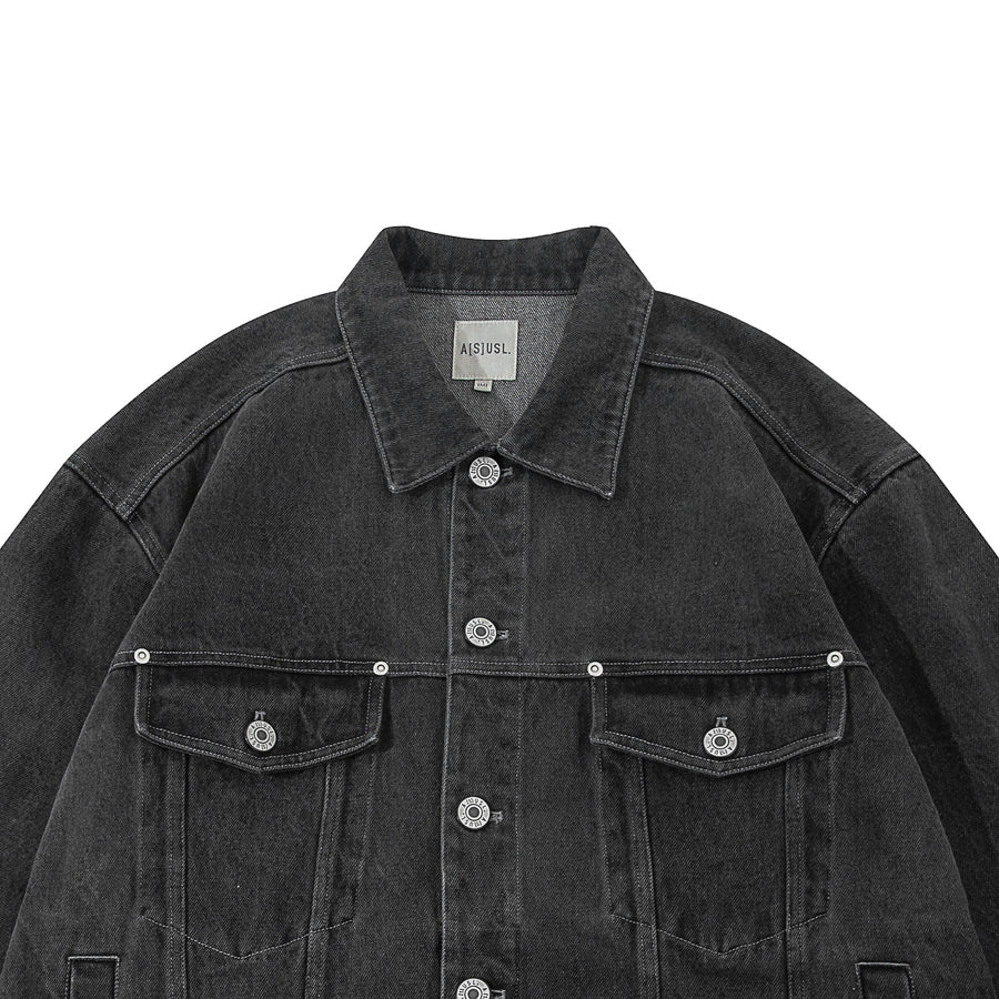 CLASSIC DENIM JACKET - INDIGO BLACK