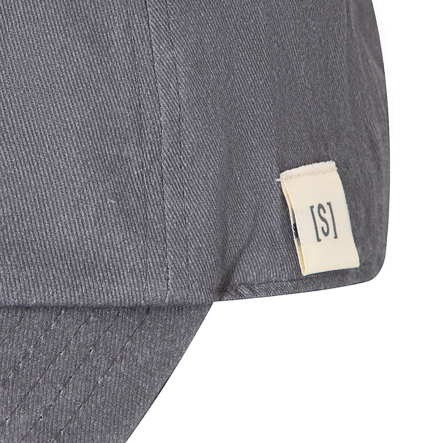 PIGMENT DYE TONAL LOGO CAP  - CHARCOAL