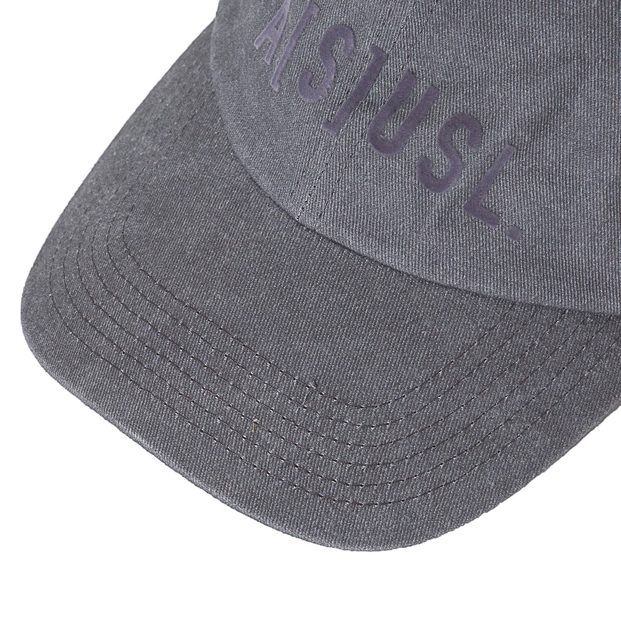 PIGMENT DYE TONAL LOGO CAP  - CHARCOAL