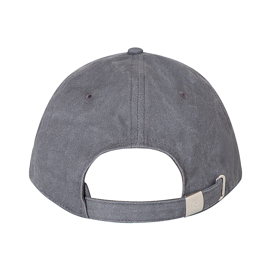 PIGMENT DYE TONAL LOGO CAP  - CHARCOAL