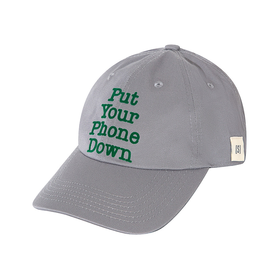 PHONE DOWN DAD CAP - GREY