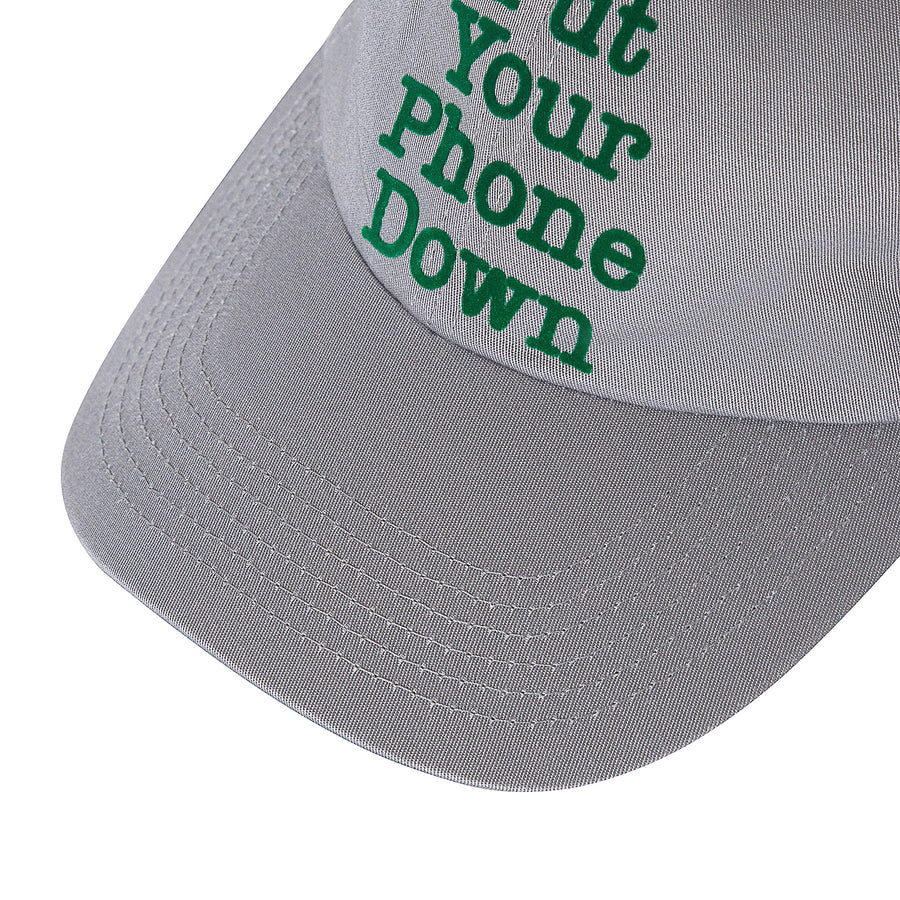 PHONE DOWN DAD CAP - GREY