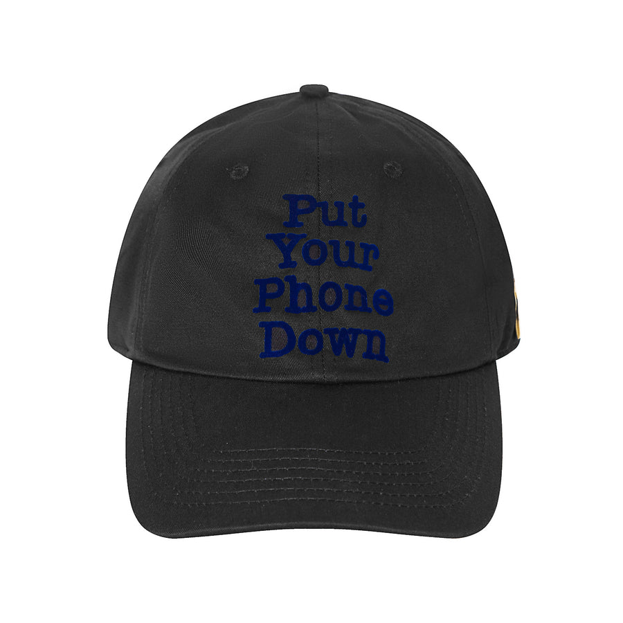 PHONE DOWN DAD CAP - BLACK