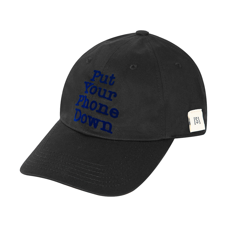 PHONE DOWN DAD CAP - BLACK