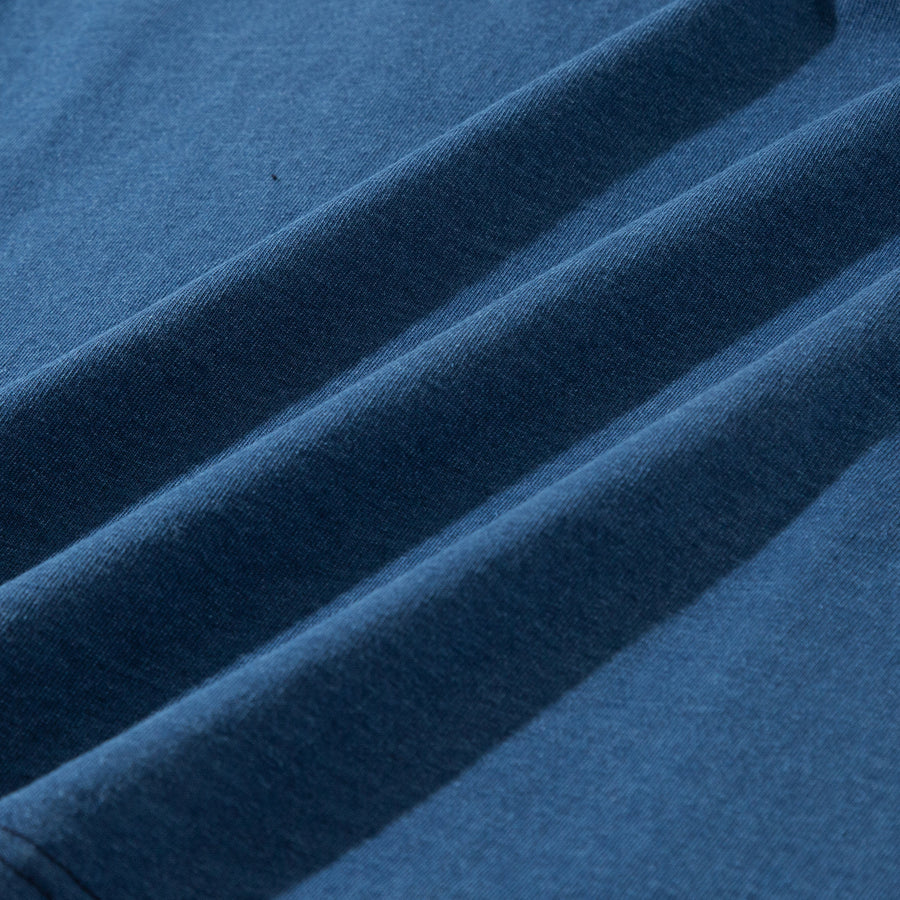 INDIGO POCKET TEE - DK. BLUE